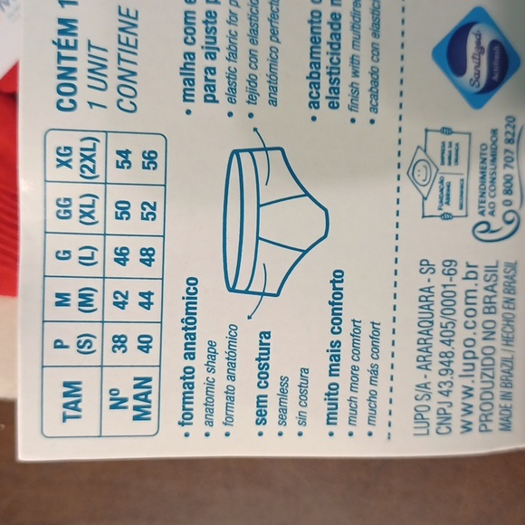 NEW! S Lupo briefs - seamless slip style (4890 - Picture 5 of 5